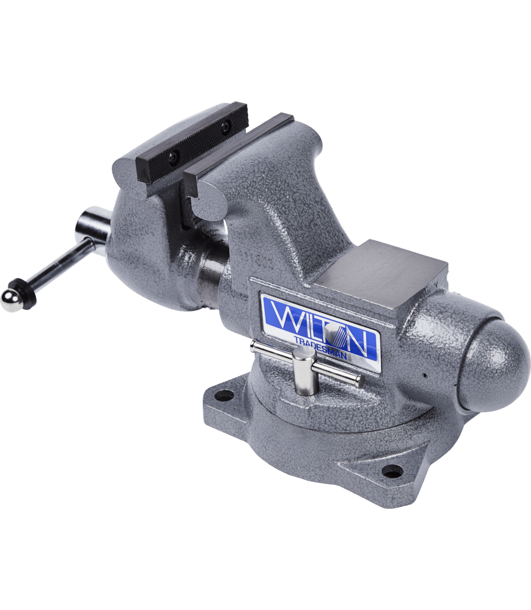Tradesman 1755 Bench Vise - 5.5" Jaw Width, 5" Opening, 3.75" Throat Depth