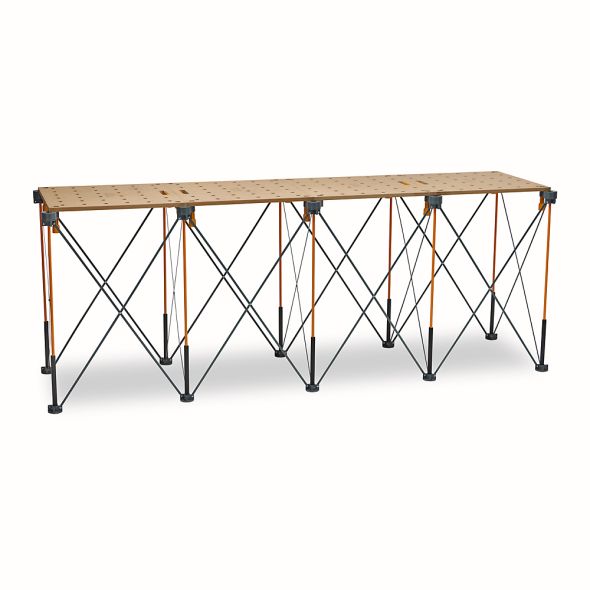 Extra Tall Portable Centipede Work Support Unit with 2ft x 8ft Dimensions and 36 - inch Working Height