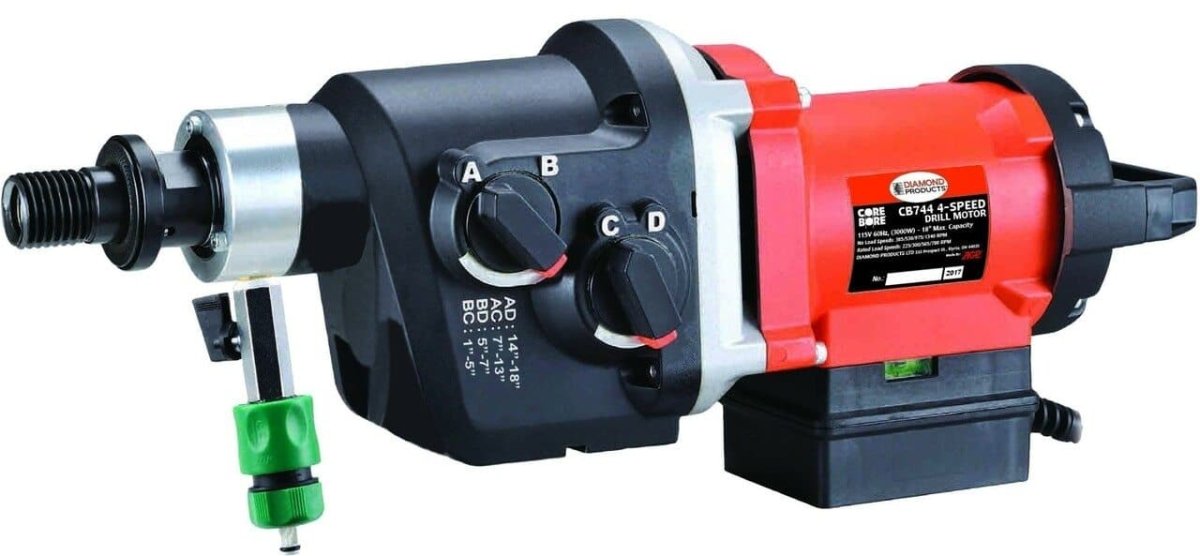 CB744 4-Speed Electric Bore Mounted Motor with Amp Warning Light