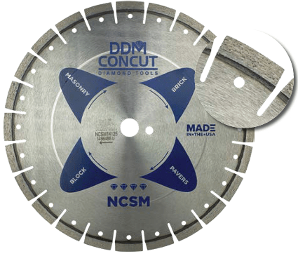 National Contractor Series Multi - Purpose Saw Blade (NCSM) for Concrete, Brick and Block