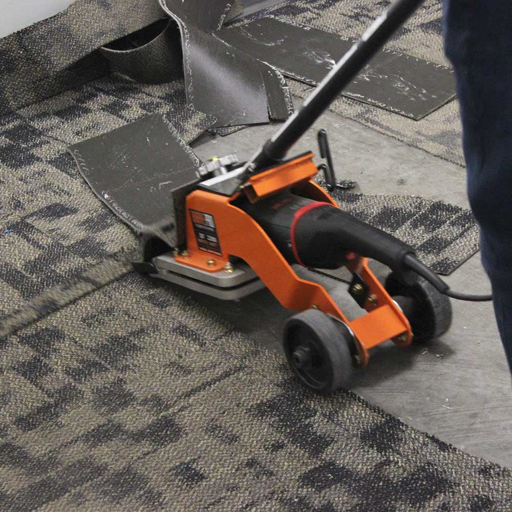 Brave Electric Floor Stripping Machine with a Maximum Width of 10 Inches