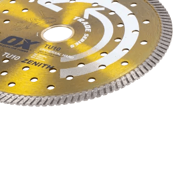 OX TU10 Trade Turbo Diamond Blade: Fast-Cutting for Multiple Materials