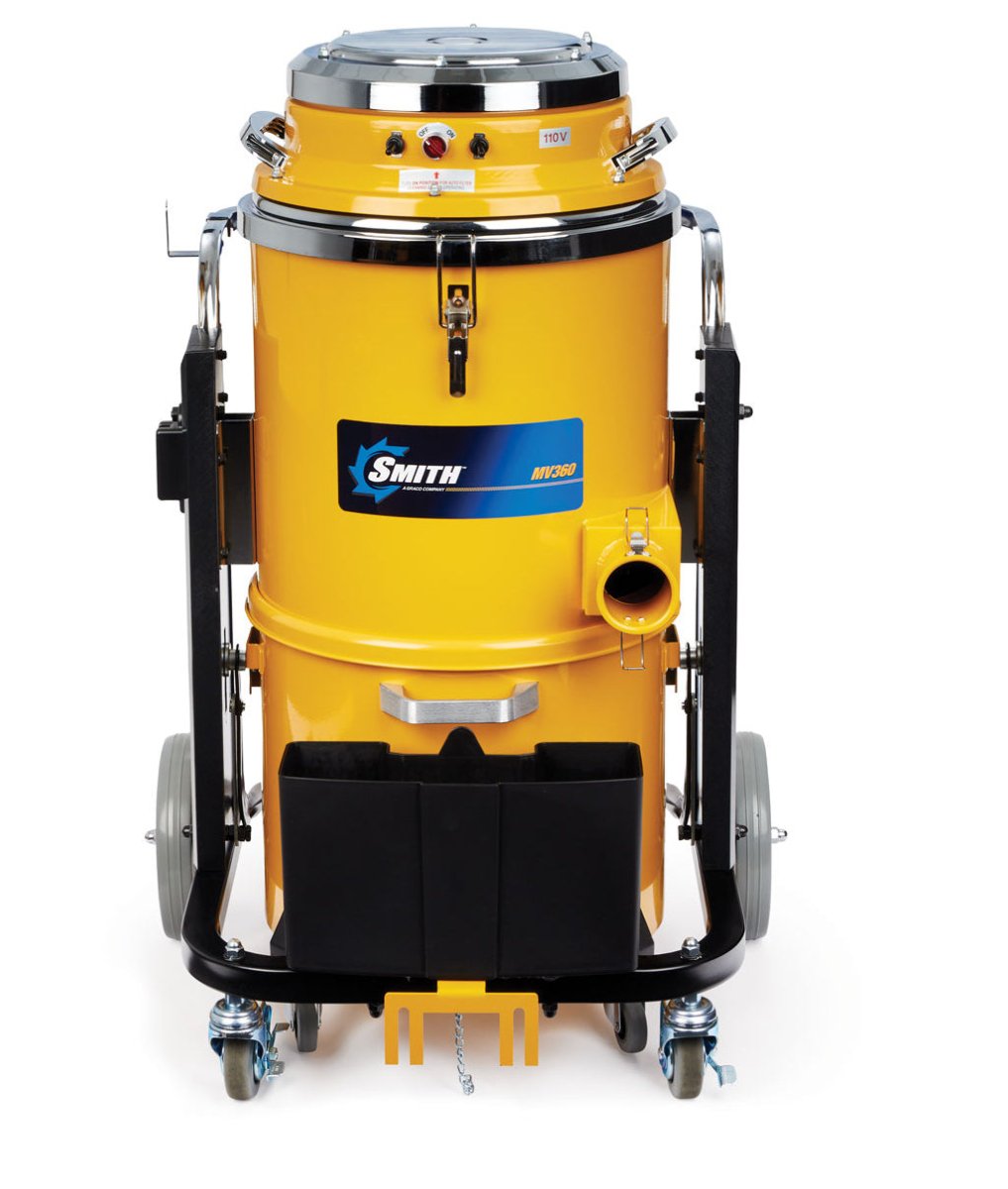 Compact and Portable SMITH MV360 Industrial Dry Dust Collector with Auto Filter - Cleaning