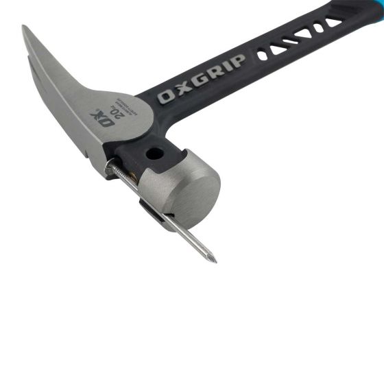 20 - Ounce OX Pro Ultrastrike Smooth - Face Framing Hammer for Superior Performance