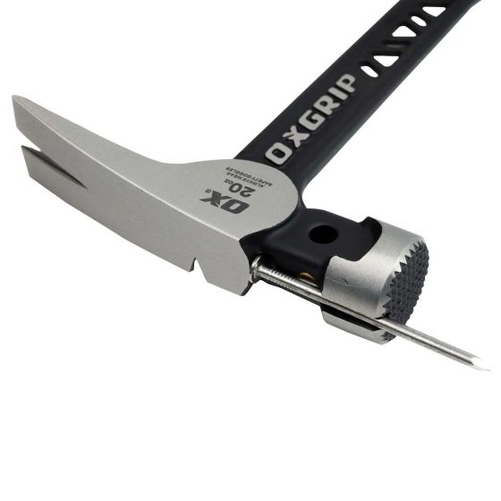 20 - Ounce OX Pro Ultrastrike Milled - Face Framing Hammer with Magnetic Nail Starter
