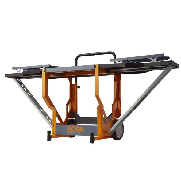 BORA Portable Portacube STR Miter Saw Workstation for Enhanced Workshop Efficiency