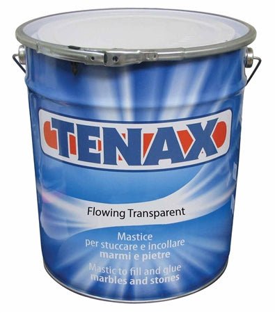 Tenax Premium Transparent Polyester Resin Stone Glue for Granite, Marble, Engineered Stone, Quartz, and Quartzite - with Hardener Included