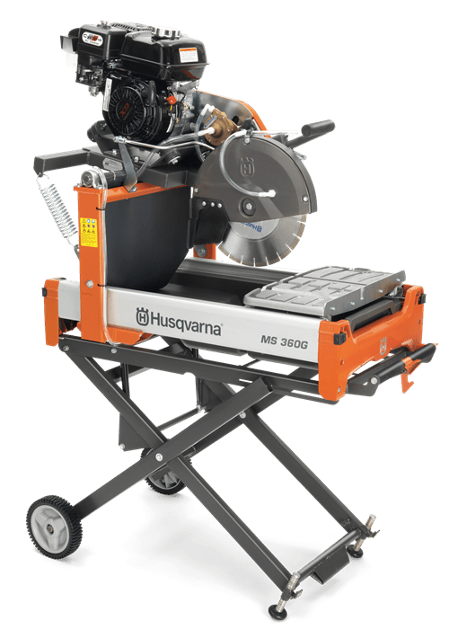 Powerful 4.8 hp MS 360 G Gasoline Masonry Saw for Large Outdoor Jobs