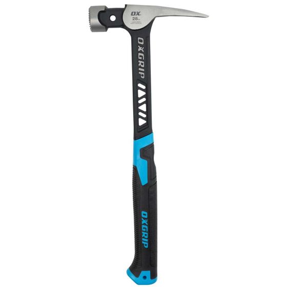OX Professional Ultrastrike Milled - Face Framing Hammer Ideal for Construction - 28 - Ounce / 800 - Grams