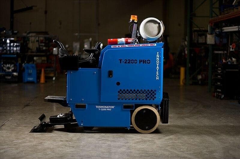 Powerful Terminator T2200 Pro Propane-Powered Riding Floor Scraper Machine for Efficient Floor Removal