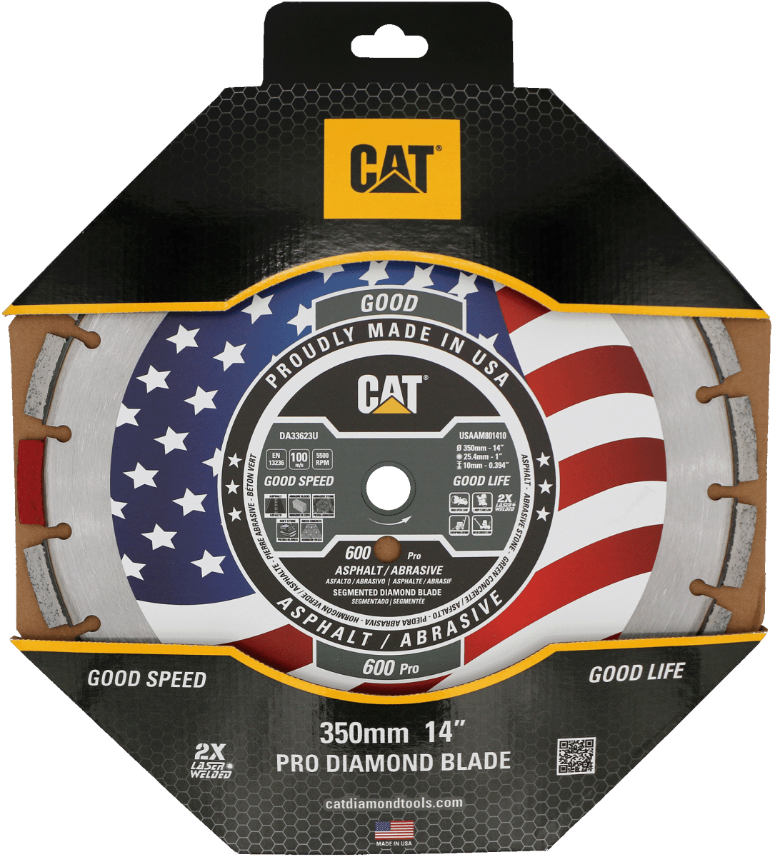 Professional Cat Diamond Blade for Abrasive Materials - Free Shipping Pro 600