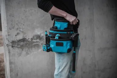 OX Ultimate Kevlar-Reinforced 3-Pocket Leather & Nylon Fastener Pouch for Tough Jobs