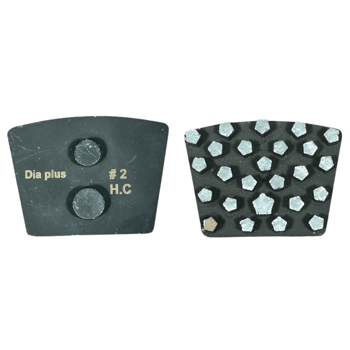 Dia Plus Multi - Layered Vacuum - Brazed Trapezoid Grinding Segments for Concrete