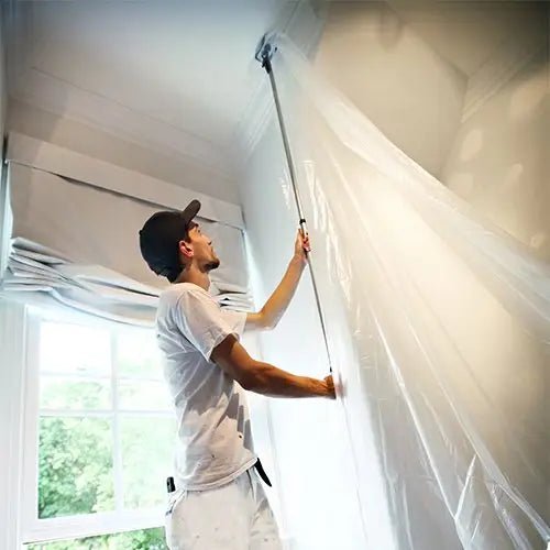 Trimaco E-Z Up® Dust Containment Sheeting Pole - 12 Feet, Pack of 4 with 2 Pieces Each for Construction Dust Barrier