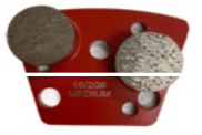 Double - Button Trapezoid Quick - Change Concrete Grinding Segments
