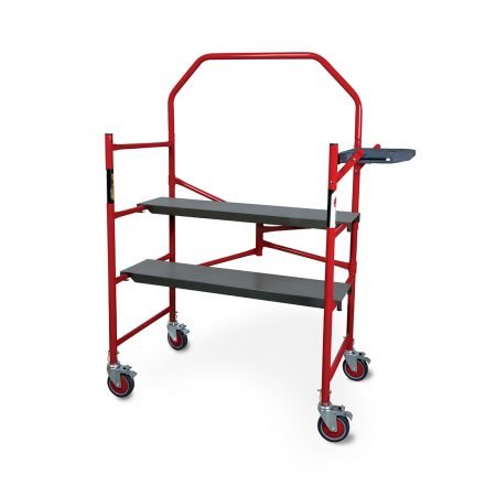 MetalTech Buildman™ 4-Foot Heavy-Duty Portable Scaffold with Guardrail