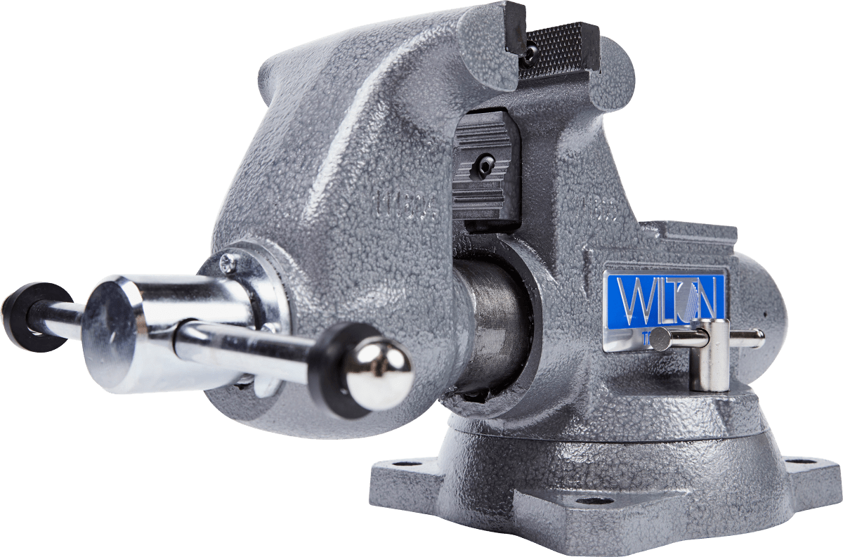 Tradesman 1755 Bench Vise - 5.5" Jaw Width, 5" Opening, 3.75" Throat Depth