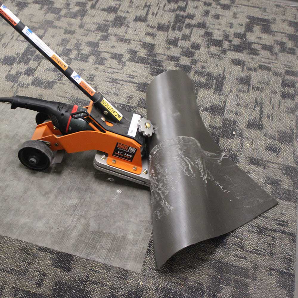 Brave Electric Floor Stripping Machine with a Maximum Width of 10 Inches