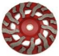 Tornado Angle Grinder Cup Wheel for Concrete Grinding, Available in 5 and 7 Inches
