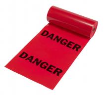 Convenient Disposable Heavy 4 - mil Polyethylene Tear - Off Danger Warning Flags
