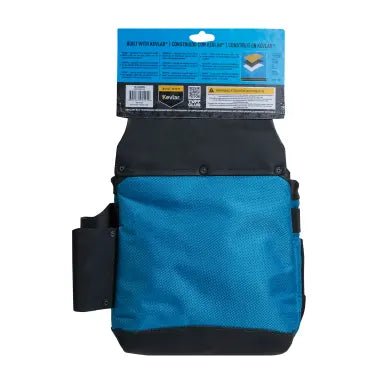 OX Ultimate Kevlar-Reinforced 3-Pocket Leather & Nylon Fastener Pouch for Tough Jobs