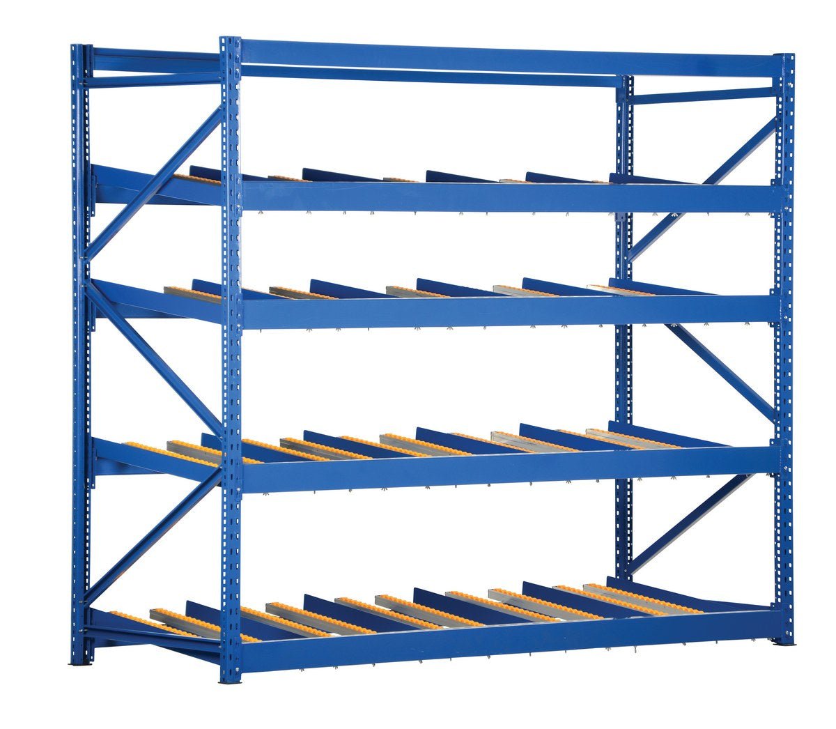 Gravity - Fed Carton Flow Racks for Efficient Stock Rotation