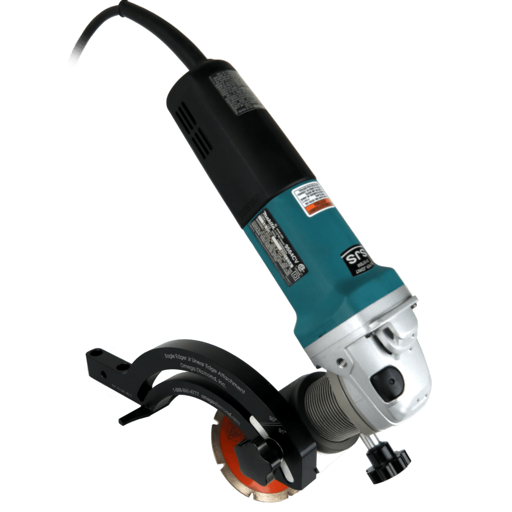 Omega Diamond Eagle Edger Jr Attachment for Blue Ripper Jr Rail Saw - A Versatile Tool for Stone Fabrication