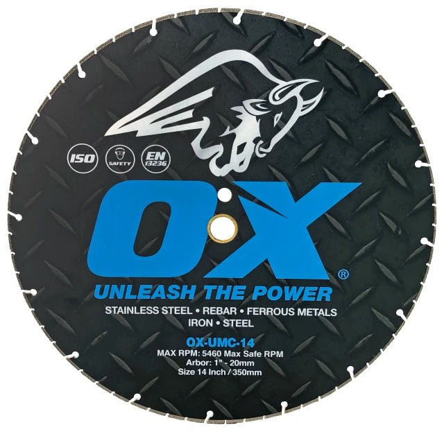 OX Premium Ultimate Vacuum Brazed Diamond Blade for Metal Cutting