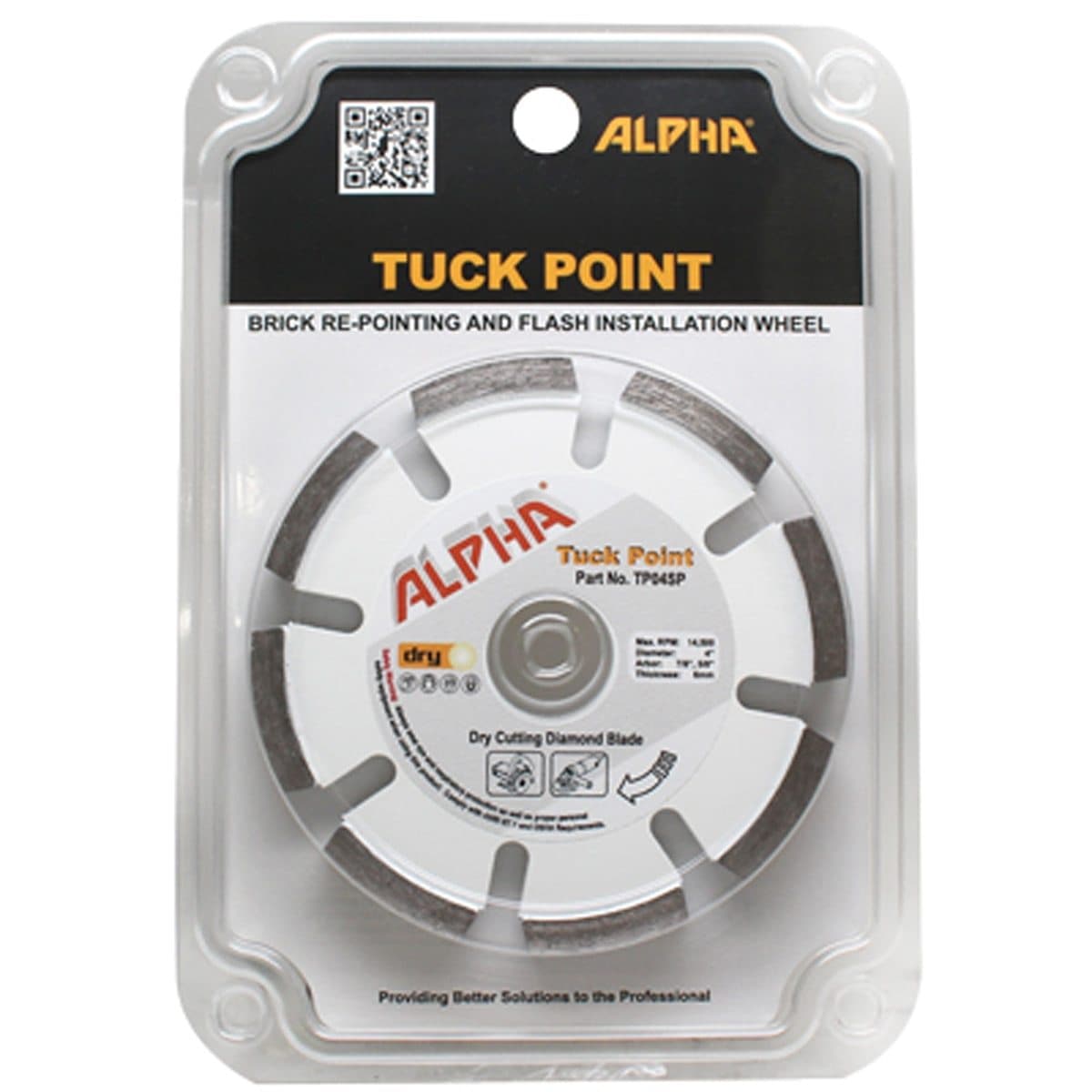 High - Performance Alpha Tuck Point Dry Cutting Blade for Brick Re - pointing