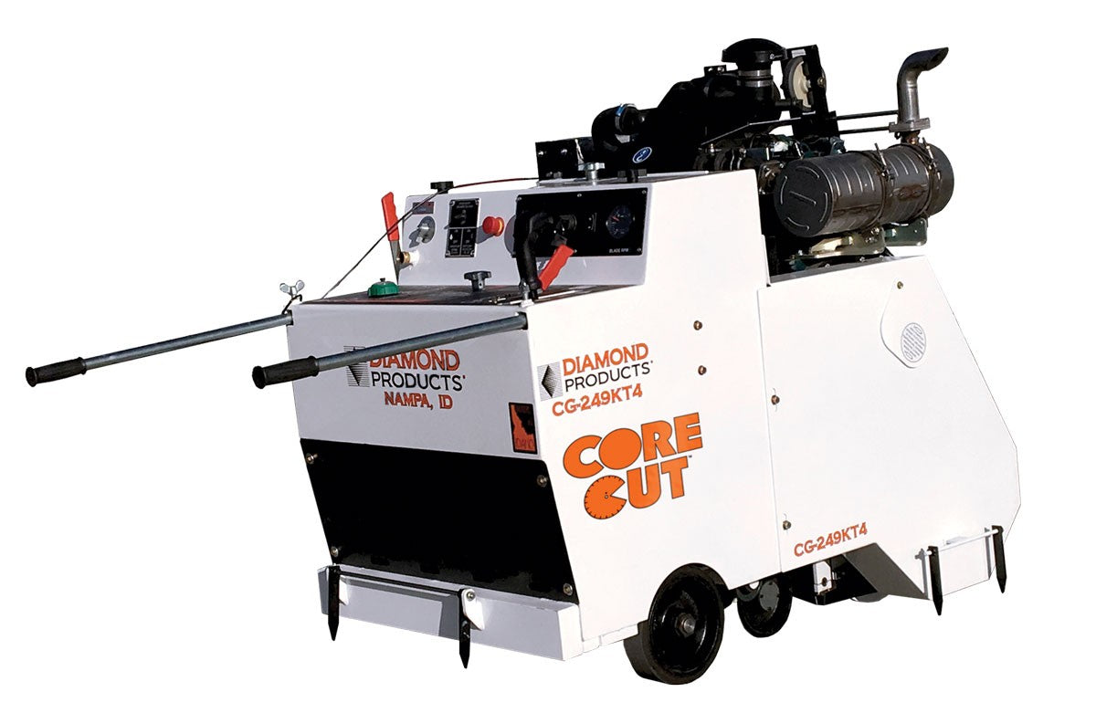 Powerful 30HP Electric Walk - Behind Compact Mini - Groover/Grinder