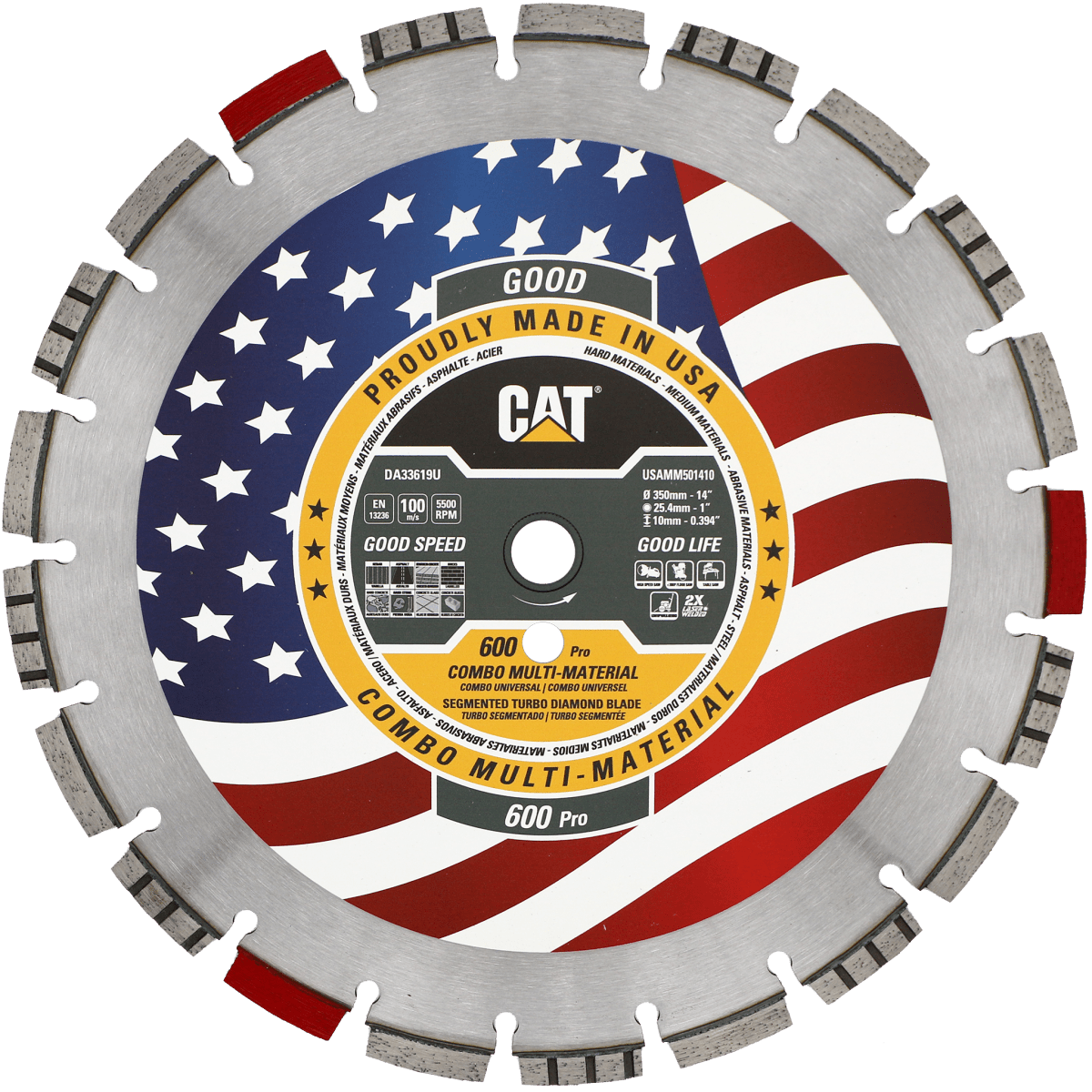 Cat® 600 Pro Multi - Materials Diamond Cutting Blade with Complimentary Shipping
