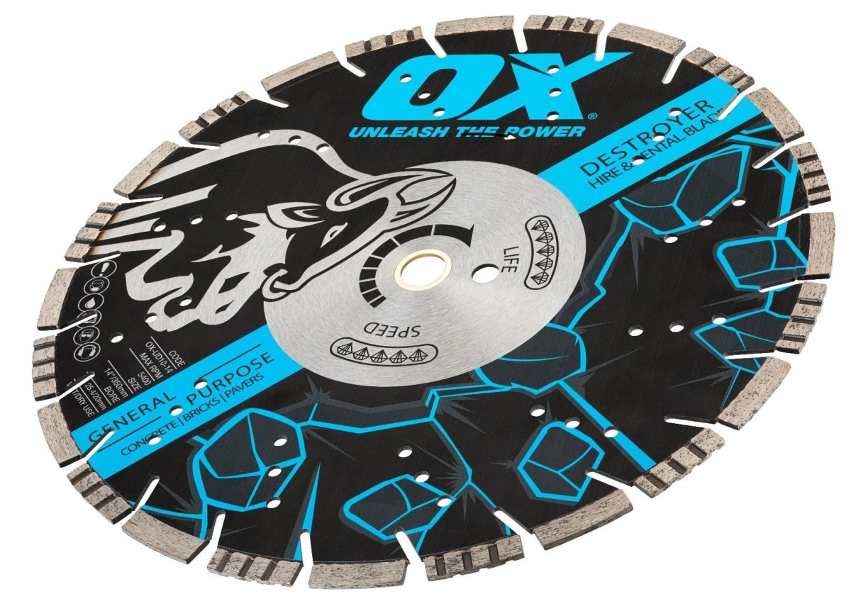 Ox Ultimate OXTreme Multi-Purpose Cutting Blade for Asphalt, Concrete & More