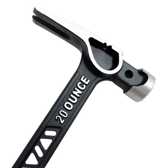 20 - Ounce OX Pro Ultrastrike Milled - Face Framing Hammer with Magnetic Nail Starter