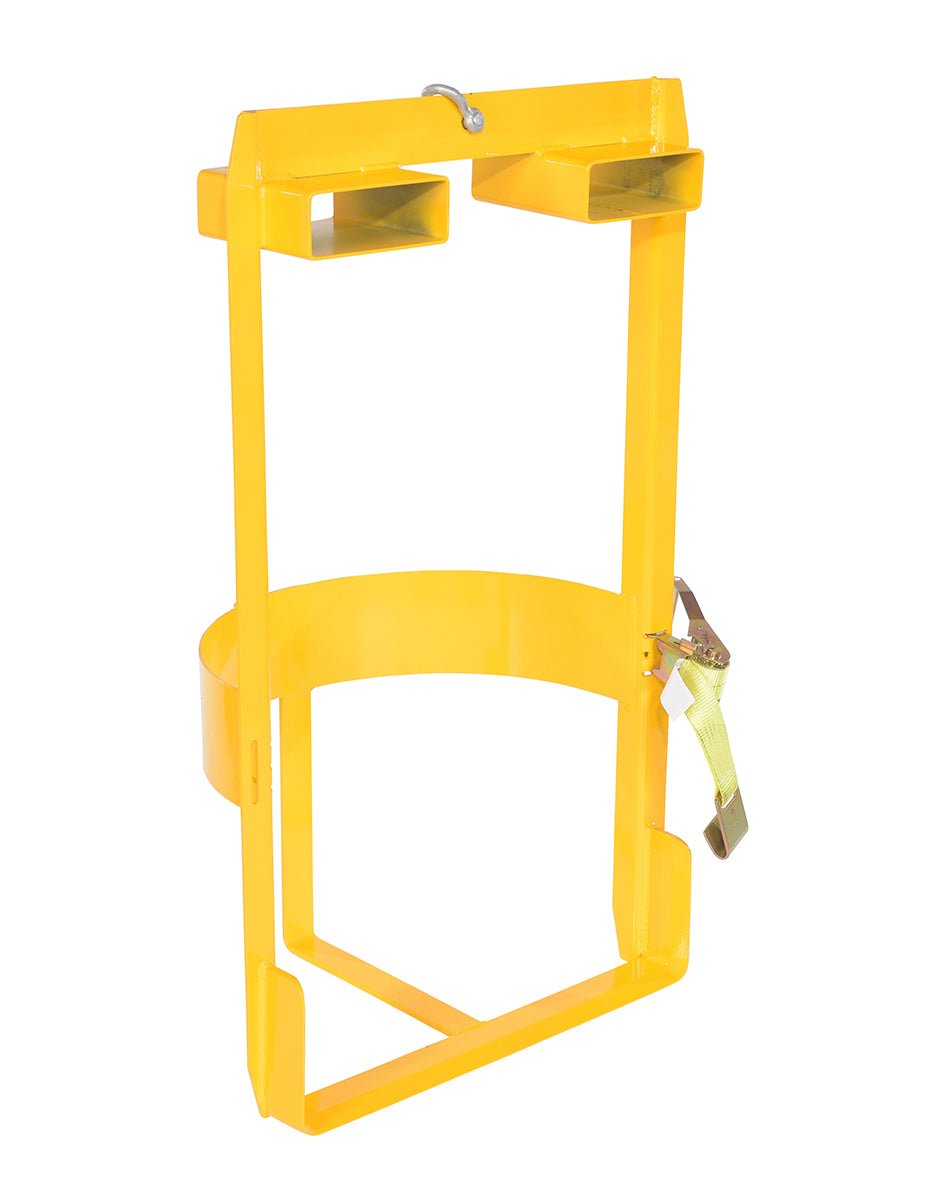 Durable Yellow Overhead Crane Compatible Drum Lifter for 30 & 55 Gallon Drums