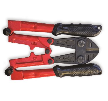 18-Inch Compact Folding Bolt Cutter for Efficient Bolt Cutting