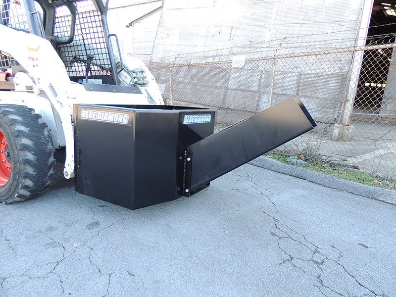 Skid Steer Dispensing Bucket - Blue Diamond® Brand for Various Flowable Materials