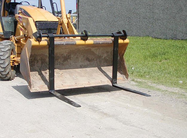 Star Industries Premium Over-the-Bucket Forks for Loaders with Adjustable Tines