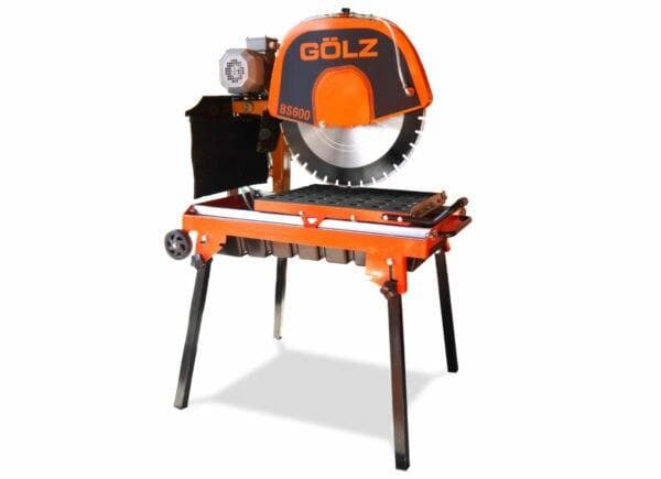 GÖLZ BS600-E Compact 24-Inch Electric Block Saw for Bricks and Marble