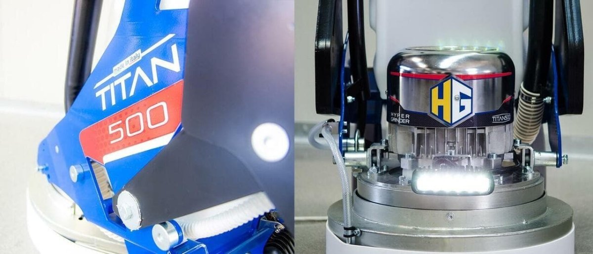 Titan 500 High - Performance Single - Phase Grinding and Polishing Machine for Large Surfaces