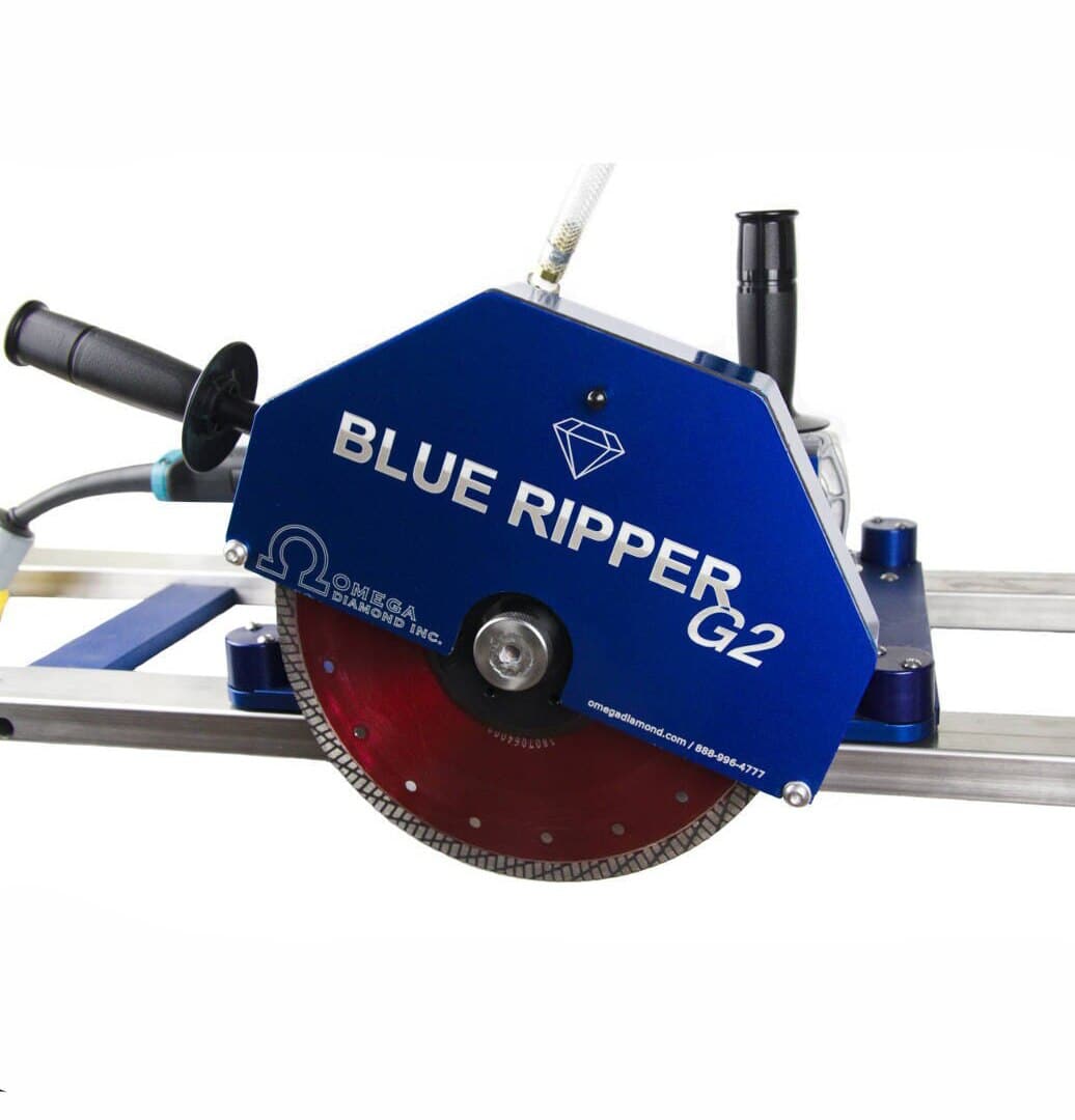 G2 Blue Ripper High - Performance Rail Saw for Stone Cutting