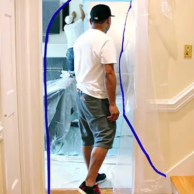Trimaco E-Z Up® Dust Containment Door Kit - Pack of Six for Effective Jobsite Dust Control