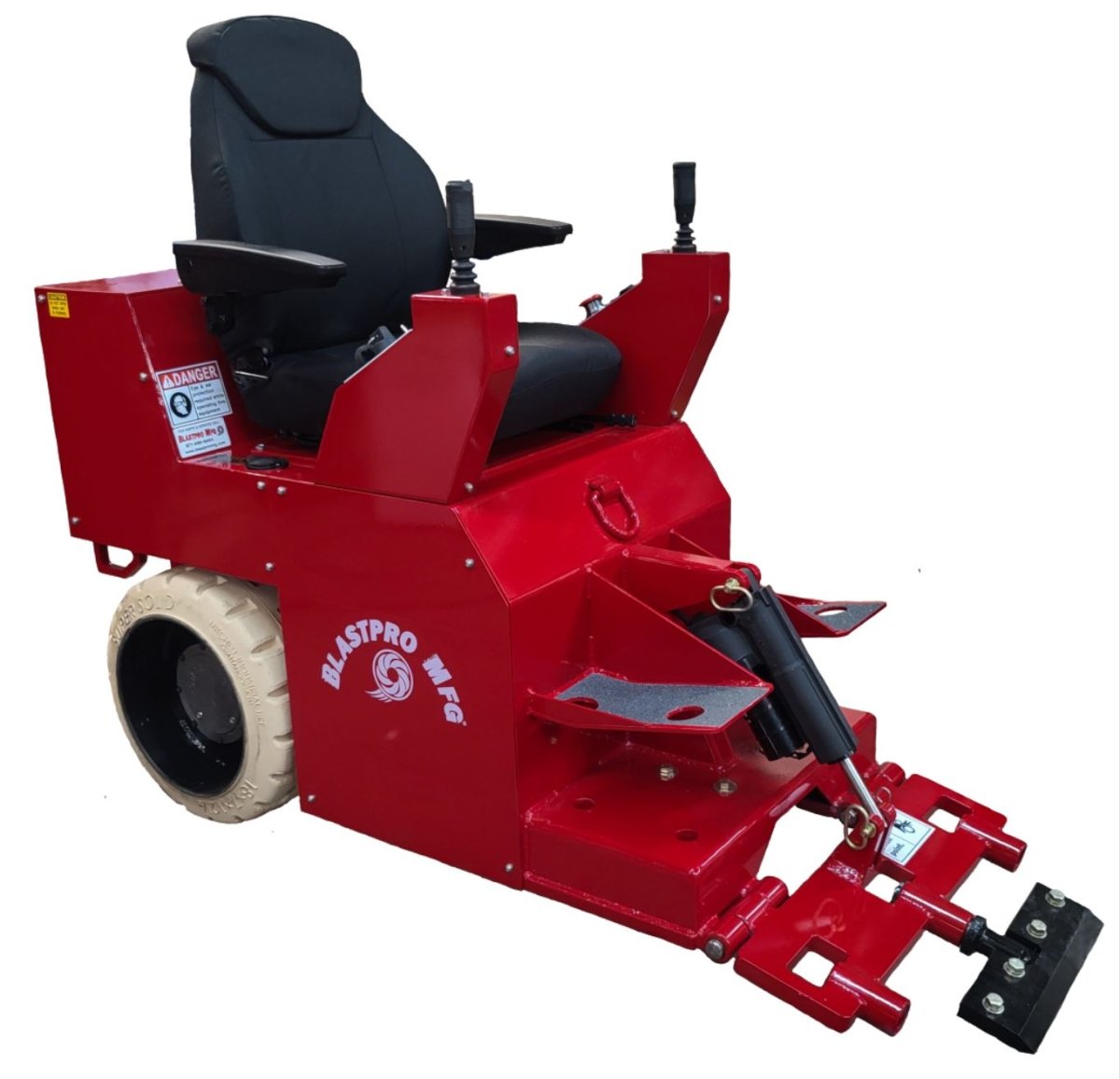 Eco-Friendly Battery-Powered BRB-1600 Ride-On Floor Scraper for Efficient Flooring Removal