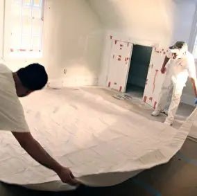 High - Quality SuperTuff™ Cotton Canvas Dropcloths for Various Painting and Cleaning Tasks
