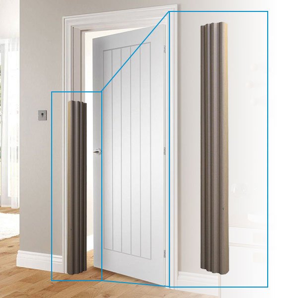 50-Piece Recycled Cardboard Door Jamb Protector Set