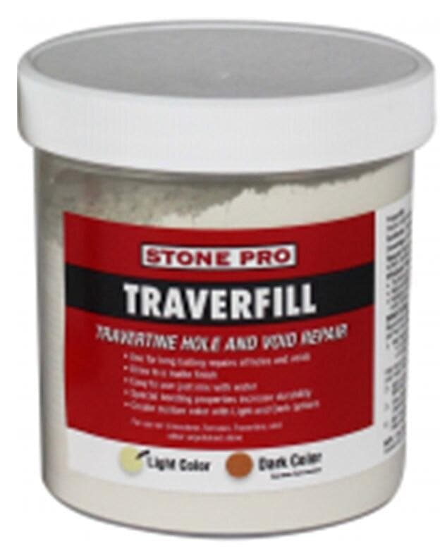 Stone Pro Traverfill: High - quality Travertine Hole Filler in Light or Dark