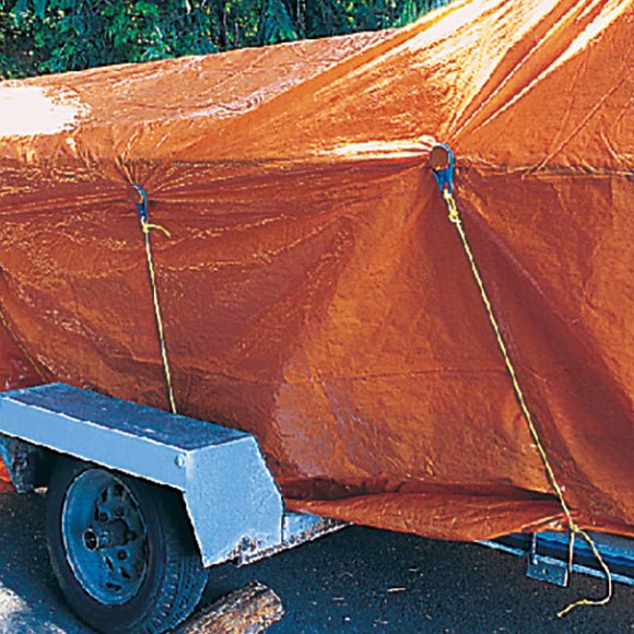 Zip-Up Reusable and Durable Tarp Gripper for Quick Tie Down Points
