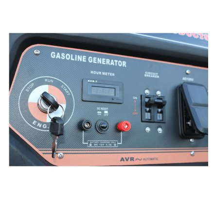High - Performance BNG9000 Gas - Powered Generator with Key Electric Start