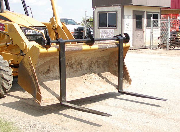 Star Industries Premium Over-the-Bucket Forks for Loaders with Adjustable Tines