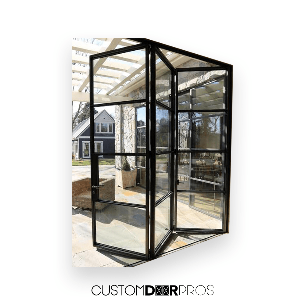 Stylish Black Aluminum Notus Bi - fold Doors for Modern Homes