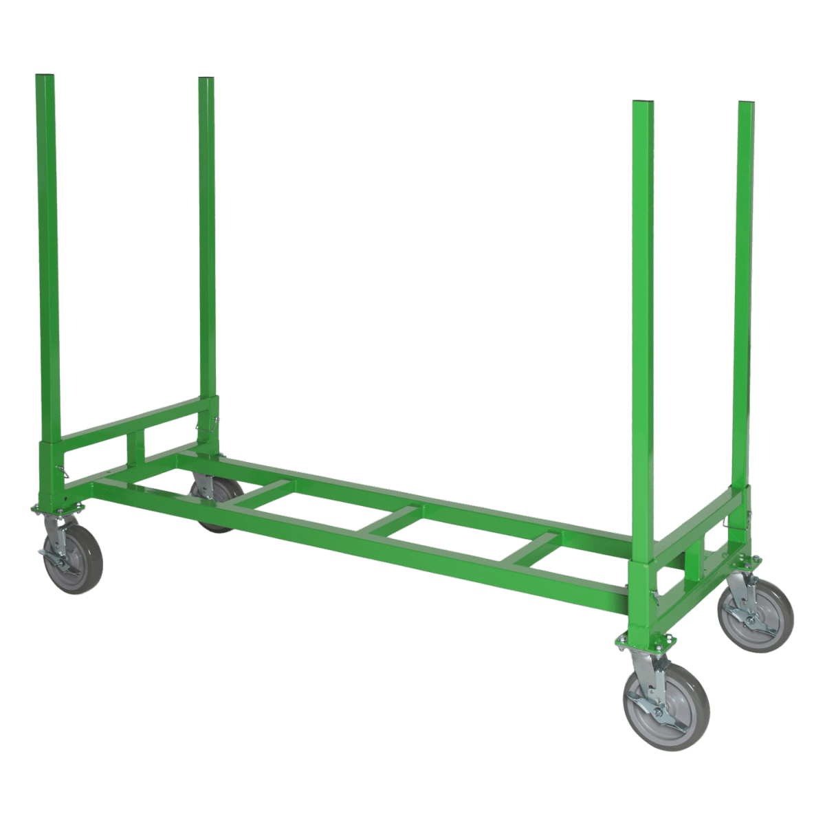Nu-Wave NWD-F44 Heavy-Duty Lean Flat Construction Cart with High Load Capacity